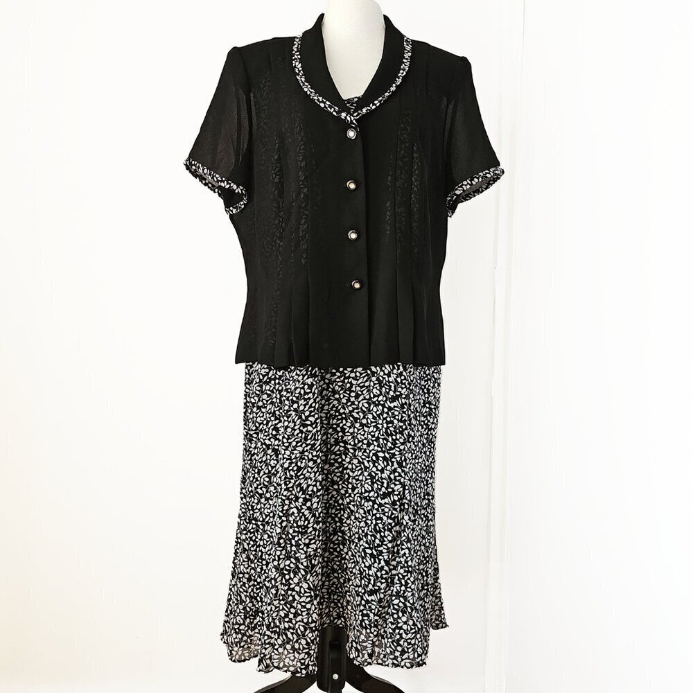 Two Piece Vintage Danny and Nicole Dress and Jacket